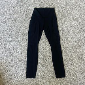 lululemon size four align leggings with pockets